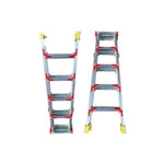 3.5m Aluminum Alloy Ladder Miter Ladder Folding Single Side Climbing Ladder Thickened Multi-functional Indoor Engineering Ladder