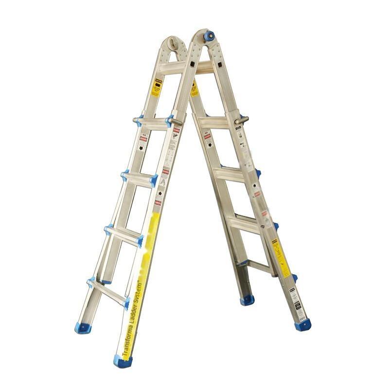 Multi Function Aluminum Ladder Telescopic Folding Ladder A-type Miter Ladder Vertical Ladder Project Villa Garden 5 Steps