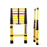 4.5m Portable Frp Insulated Fish Pole Ladder, Insulated Telescopic Ladder, Telescopic Elevator, Communication Ladder, Antiskid Bamboo Ladder, Single Ladder