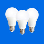 18W LED Bulbs 50pcs Pack Plastic Coated Aluminum Bulb E27 Lamp Base Warm Light 3000k (50 Pack)