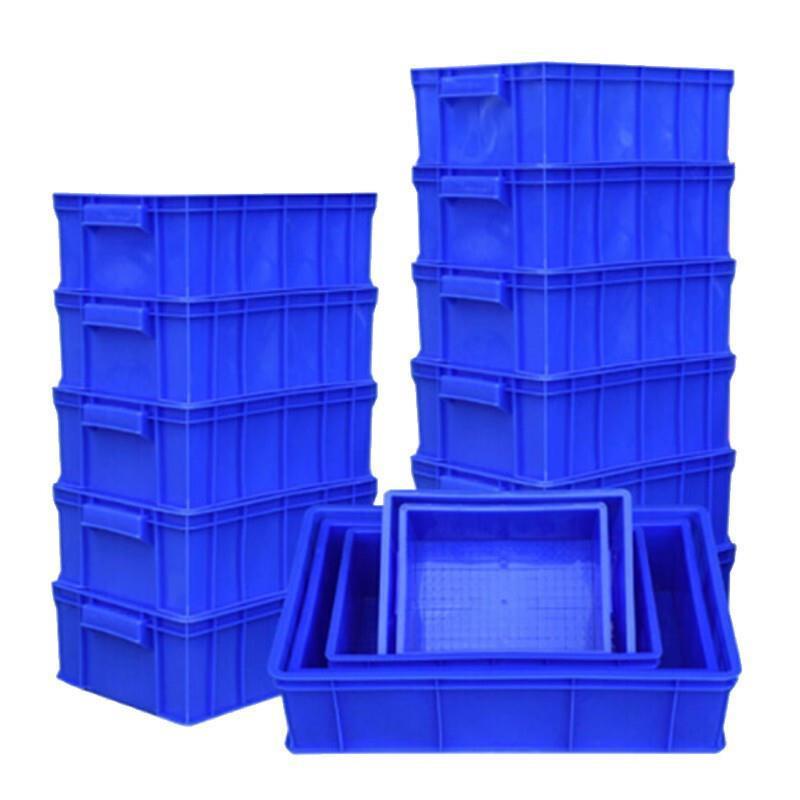 Plastic Turnover Box Storage Shelf Parts Toolbox Carrying Box 480 × 380 × 155mm