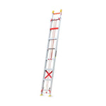 5m Aluminum Alloy Lift Miter Ladder Professional Engineering Telescopic Ladder