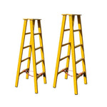 3m Thickened Folding Miter Ladder Double Side Fork Ladder