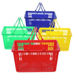 Thickened Supermarket Shopping Basket Portable Plastic Basket Shopping Basket Turnover Basket Sorting Basket Blue Medium