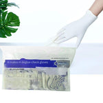 Powder Free Rubber Gloves Disposable Latex Rubber Inspection And Protection Independent Packaging Package 50 Pairs