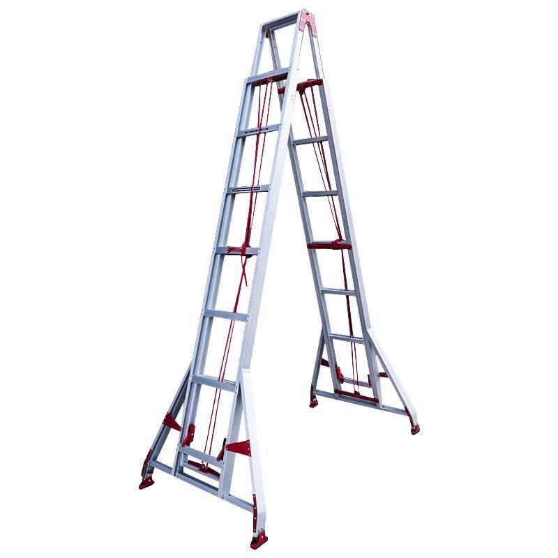 10m Double Side Hand Lift High-quality Ladder Aluminum Alloy Material Steps 32 * 32