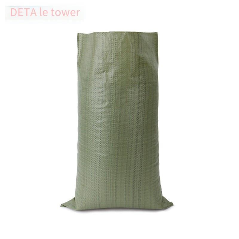 Moisture Proof And Waterproof Woven Bag Moving Snakeskin Express Parcel Packing Loading Cleaning Garbage 60 * 90 5 Pieces Gray Green