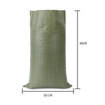 Moisture Proof And Waterproof Woven Bag Moving Snakeskin Express Parcel Packing Loading Cleaning Garbage 50 * 80 5 Pieces Gray Green