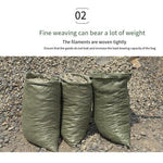 Moisture Proof And Waterproof Woven Bag Moving Snakeskin Express Parcel Packing Loading Cleaning Garbage 50 * 80 5 Pieces Gray Green