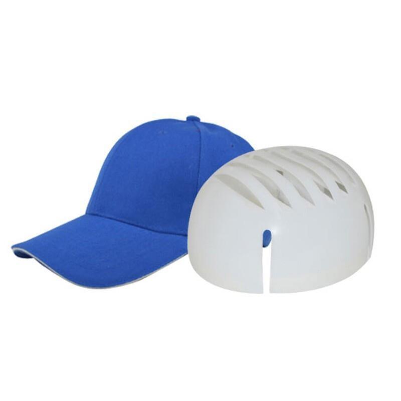 Anti-Collision Liner Sport Cap Workshop Cap Navy + Gray Edge