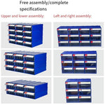 140 * 90 * 40 mm Modular Plastic Parts Cabinet Drawer Type Component Box Material Box Drawer Type Storage Box Parts Box