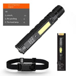 With Magnet Working Lamp, Multi-functional Strong Magnetic Headlamp Flashlight
