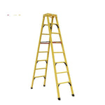 2.5m Flying Insulated Miter Ladder Frp Insulated Ladder Electrical Power Construction Tool Platform Ladder Folding Engineering Insulated Ladder 2.5m 7 Steps
