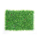 60 * 40 * 7cm Simulation Green Plant Wall Turf Simulation Long Seedling With Flower Green Plant Wall Plastic Turf Wall Decoration Green Lawn