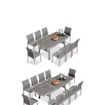 Outdoor Leisure Wooden Table And Chair Courtyard Table And Chair Multi-functional Antiseptic Table And Chair Combination Garden Outdoor Terrace Villa Retractable Table