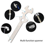 Household Water Purifier Installation Multi-function Wrench Kitchen Pipe Fork PE Pipe Removal Accessories Plastic Pipe Fork