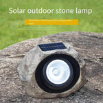 Solar Outdoor Courtyard Lamp Household Landscape Garden Decoration Outdoor Lawn Lamp Imitation Stone Waterproof LED Projection Lamp