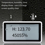 Home High Precision Electronic Temperature And Humidity Meter With Time Clock Function Large Screen LCD Indoor Baby Room Dl336001