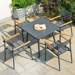 Outdoor Table And Chair Villa Courtyard Outdoor Tea Table Leisure Chair Combination Set Garden Terrace Sunshine Room Table And Chair