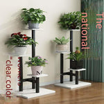 Living Room Flower Pot Shelf Green Pineapple Flower Rack Balcony Iron Household Floor Type Outdoor High Support Crab Claw Orchid Green Pineappl Indoor Thickened Reinforced Floor