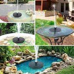 Lotus Leaf Solar Floating Water Spray Fountain Mini Outdoor Pond Fish Pond Aeration Solar Water Pump Fish Pond Fountain With Battery