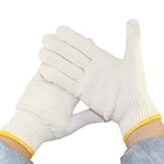 Cotton Gloves Working Labor Protection Line Gloves Mechanical Operation Site Construction Wear Resistant 20 Pairs L