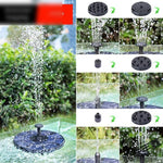 Solar Fountain Solar Fountain Floating Micro Fountain With Battery Outdoor Garden Garden Rockery Landscaping Water Pump 1w