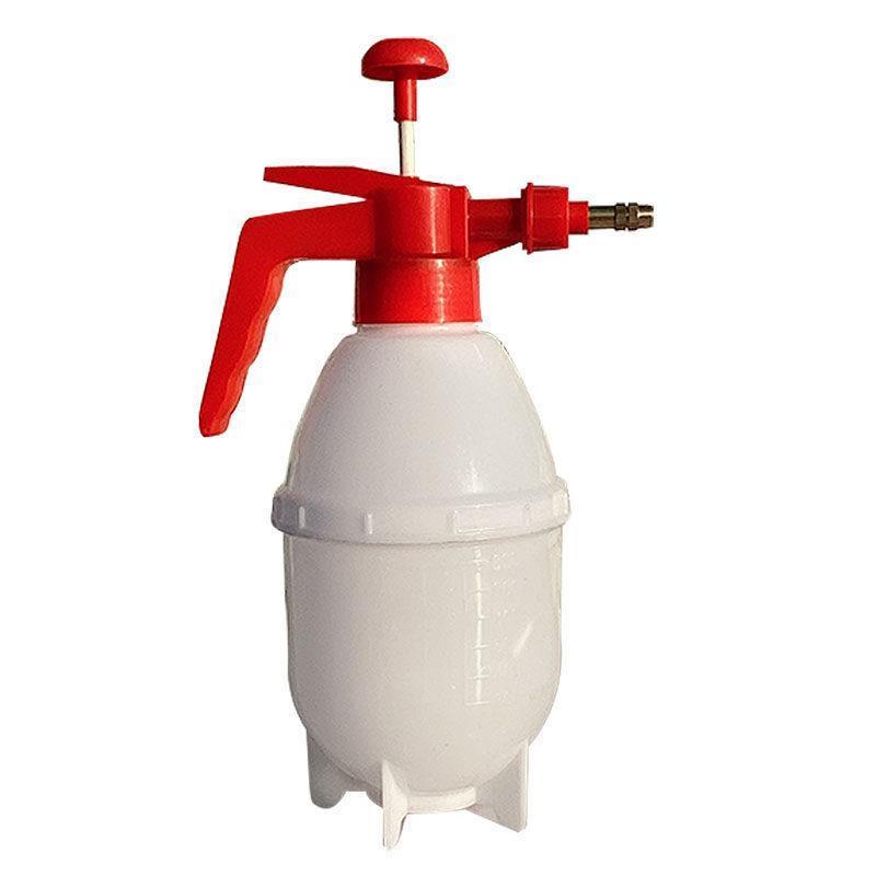 0.8L Big White Watering Kettle Household Watering Flower Pressure Horticultural Pressure Spray Bottle Flower High Pressure Watering Kettle