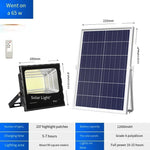 Solar Outdoor Lamp Household Super Bright Waterproof Courtyard Lamp New Rural Indoor And Outdoor Lighting Sun Lamp Enclosure Projection Lamp 65w