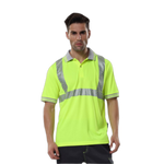 Reflective Vest Reflective Material Fluorescent Yellow for Construction Building Working Safety Clothes - 2XL Size