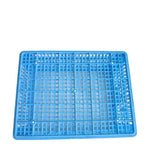 Process Thickened Plastic Basket Rectangular Basket Blue Large capacity Safe And Reliable Wear-Resistant Non-Toxic And Tasteless