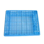 Process Thickened Plastic Basket Rectangular Basket Blue Large capacity Safe And Reliable Wear-Resistant Non-Toxic And Tasteless
