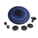 New Solar Floating Fountain With Lamp And Charging Function Water Floating Landscape Fountain 5v 1.4w