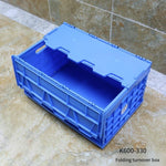 Folding Box With Lid Toolbox Turnover Box Clothes Sorting Storage Box Thickened Plastic Box