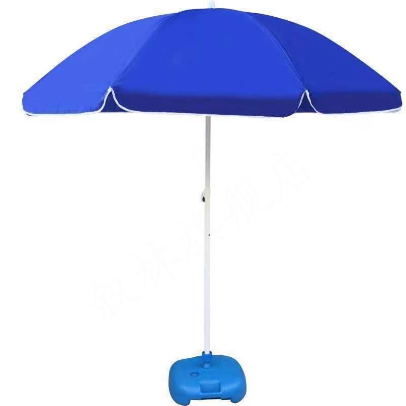 Large Outdoor Sun Umbrella Sunshade Umbrella Super Commercial Stall Umbrella Advertising Umbrella Dark Green 2.0m