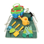 Garden Children's Beach Sand Digging Small Shovel Three Piece Set Watering Pot Kindergarten Flower Planting Tool Set Gardening Apron Watering Pot