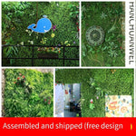 Green Plant Wall Decoration Lawn Wall Hanging Plastic Simulation Turf Flower Artificial Flower Densified Milan Grass