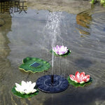 Leaping Fountain Nozzle Solar Floating Fountain Bird Feeder 1.4w5 Kinds Of Nozzles Maintenance Free Ty Without Rechargeable Battery