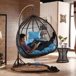 Hanging Basket Swing Outdoor Rattan Imitation Rattan Hanging Chair Leisure Rocking Chair Single Coffee