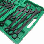 14 Pieces Open Box Box Solid Box Wrench Set Auto Repair Tool Black Box Hardware Board