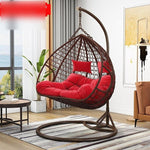 Hanging Chair Household Balcony Basket Rattan Chair Indoor Room Dormitory Swing Rocking Outdoor Double Lazy Hammock European Bird's Nest Drop Chair