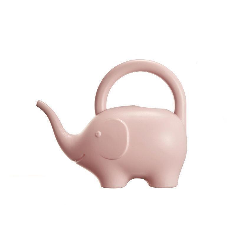 Small Elephant Watering Pot [Pink] Children's Gardening Tools Small Watering Pot Children's Watering Pot Watering Pot Household Small Gardening Flower Raising Fleshy Small Thickened Large Capacity