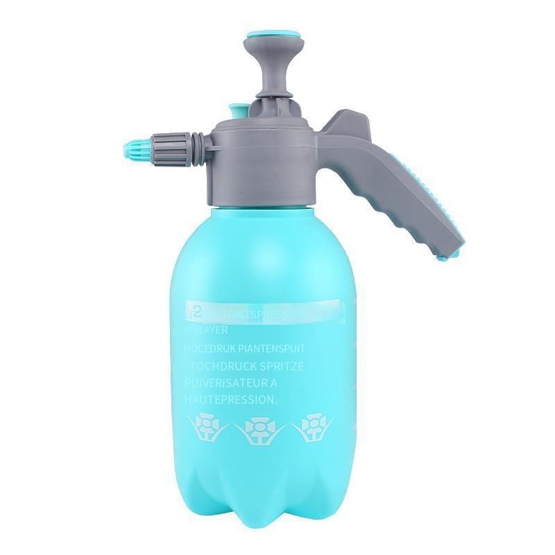 Orange 2L Watering Pot Manual Pressure Flower Watering Kettle Watering Pot Garden Tools Sprayer Watering Pot Disinfecting Showers