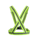 Elastic Reflective Strap Adjustable Night Riding Construction Fluorescent Vest Elastic Safety Vest Body Protection Safety Vests