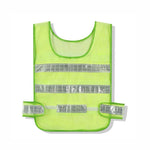 Reflective Vest Fluorescent Yellow Green Mesh Car Traffic Safety Warning Vest Environmental Sanitation Construction Duty Riding Safety Suit