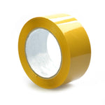 6 Rolls / Drum Beige Sealing Tape High Viscosity Tape 48mm * 100y * 50um
