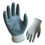 6 Pairs / Bag Nitrile Coated Gloves Oil Resistant Wear Resistant Skid Resistant Comfortable And Breathable Labor Protection Gloves