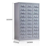 Parts Cabinet Drawer Type Tool Cabinet Parts Box Electronic Components Material Screw Classification Storage Cabinet Box 30 Drawer Iron Drawer Without Door