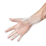 Disposable Film Plastic CPE Thickened Gloves Household Cleaning Kitchen Dish-Washing Beauty Hand Transparent Gloves Average Size (100 Pieces / Bag)