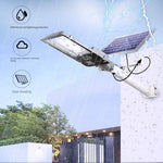 Solar Lamp Outdoor Household Courtyard Lamp Waterproof High-power Projection Bright LED Municipal Highway Construction Site Factory Gate Street Lamp